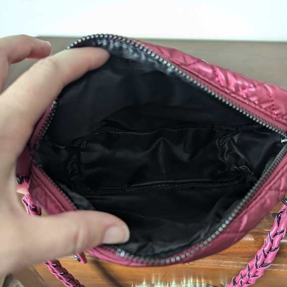 MZ Wallace nylon mini Crosby in bright fuchsia - Picture 8 of 8